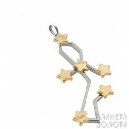 Золотой подвес знака зодиака "Дева" PZ.2.8
