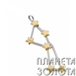 Золотой подвес знака зодиака "Телец" PZ.2.4