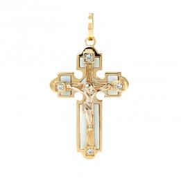 Золотой крест CR16.11P