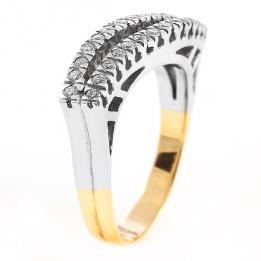 Золотое кольцо RD168WD