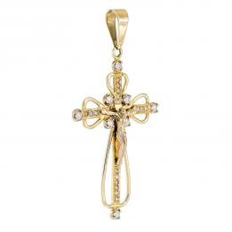 Золотой крестик CR89WD