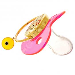 Золотая соска-пустышка baby-lady