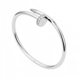 Золотой браслет Juste un Clou в стиле CARTIER с бриллиантами BRiCar08.18