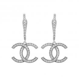 Серьги в стиле Шанель ED158CH