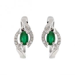 Золотые серьги C01176E