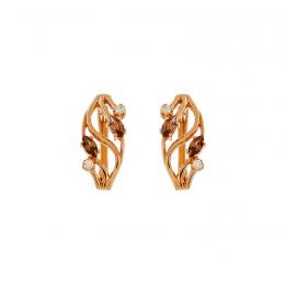 Золотые серьги E01
