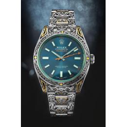 Rolex Milgauss GV Stainless Steel Z-Blue Engraved UNWORN Rolex Milgauss GV