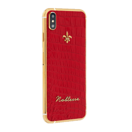 APPLE IPHONE NOBLESSE Red croco XS MAX