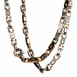 Золотая цепочка в стиле Cartier CAR08.125