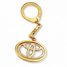 Золотой автомобильный брелок TOYOTA KAToyota11.2