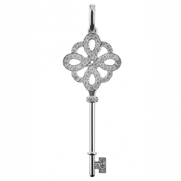 Золотой кулон-ключик P95