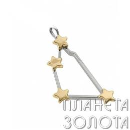 Золотой подвес знака зодиака "Козерог" PZ.2.12