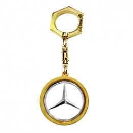 Золотой автомобильный брелок MERCEDES KAMercedes8.2