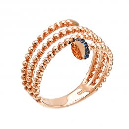 Золотое кольцо гвоздь Cartier RD348WD