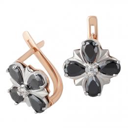 Золотые сережки E97