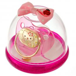 Золотая соска-пустышка baby-lady