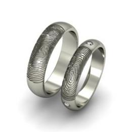 Обручальное кольцо с отпечатком WR.Otp13