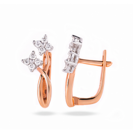 Золотые сережки ED27