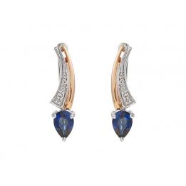 Золотые серьги ED100