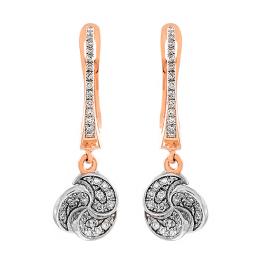 Золотые серьги T03312E