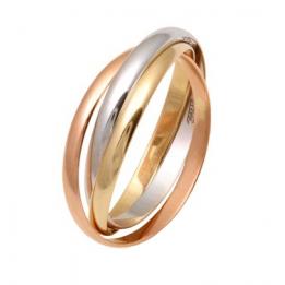 Золотое кольцо CARTIER TRINITY R55