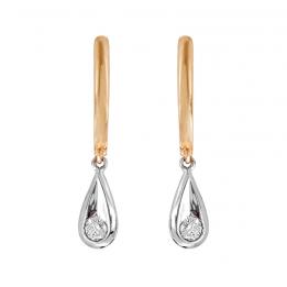 Золотые серьги ED89