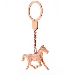 Золотой брелок "Лошадь" KC11