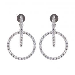 Золотые серьги EP111WD