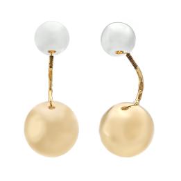 Золотые сережки E56