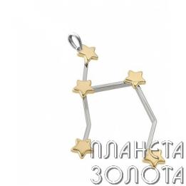 Золотой подвес знака зодиака "Весы" PZ.2.9