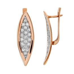 Золотые сережки E87