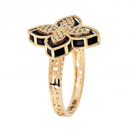 Золотое кольцо R.C. из желтого золота 585 пробы RD400RC