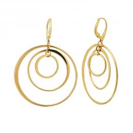 Золотые сережки E50