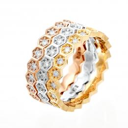 Золотое кольцо RD358WD