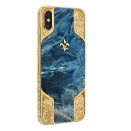 APPLE IPHONE NOBLESSE GREEN WOOD GOLD XS